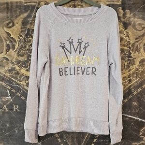 Purple and Gold Long Sleeve Tee with Crown Graphic